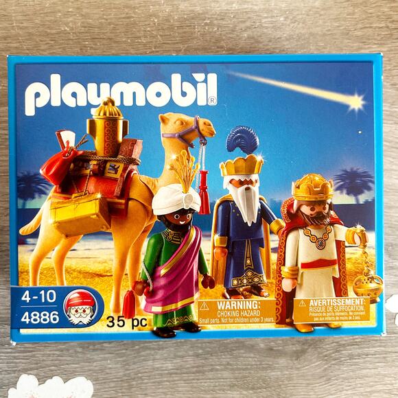 2011 Playmobil 4886 Three Wise Kings Christmas Nativity Camel & Gifts Set NIB - Picture 1 of 5
